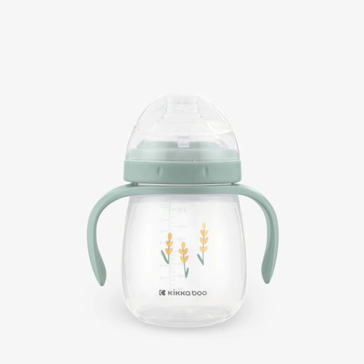 Kikkaboo Kids Cup with Silicone Spout 240ml Sleepy Sheep Mint Green Age- 6 Months & Above