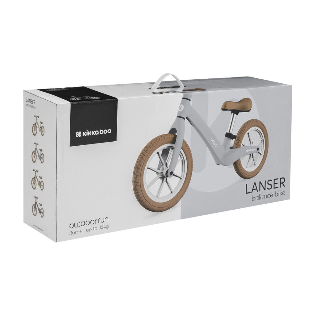 Kikkaboo Lanser Balance Bike Grey Age- 2 Years to 6 Years