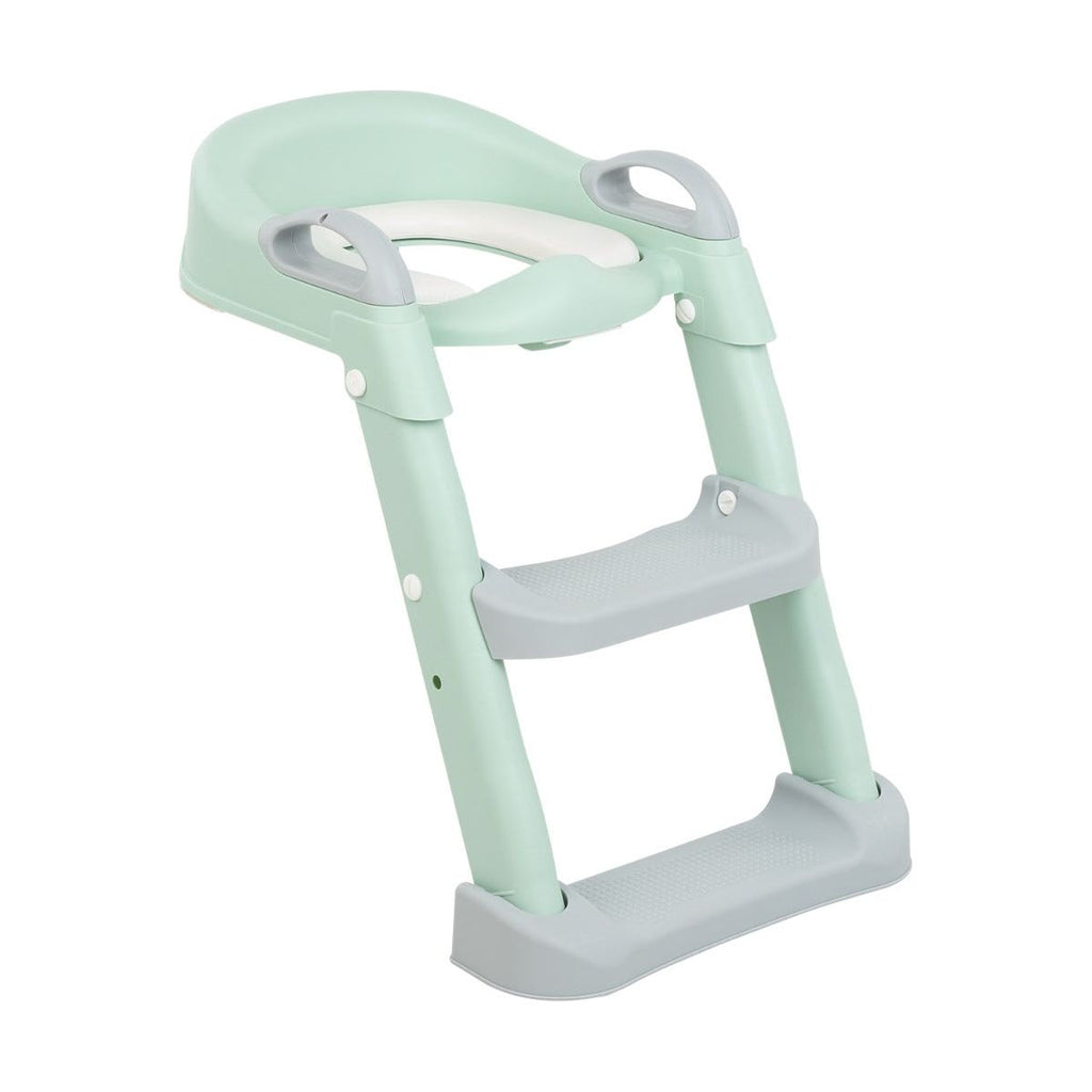 Kikkaboo Lea Kids Toilet Seat With Ladder Mint Green  Age- 12 Months to 4 Years