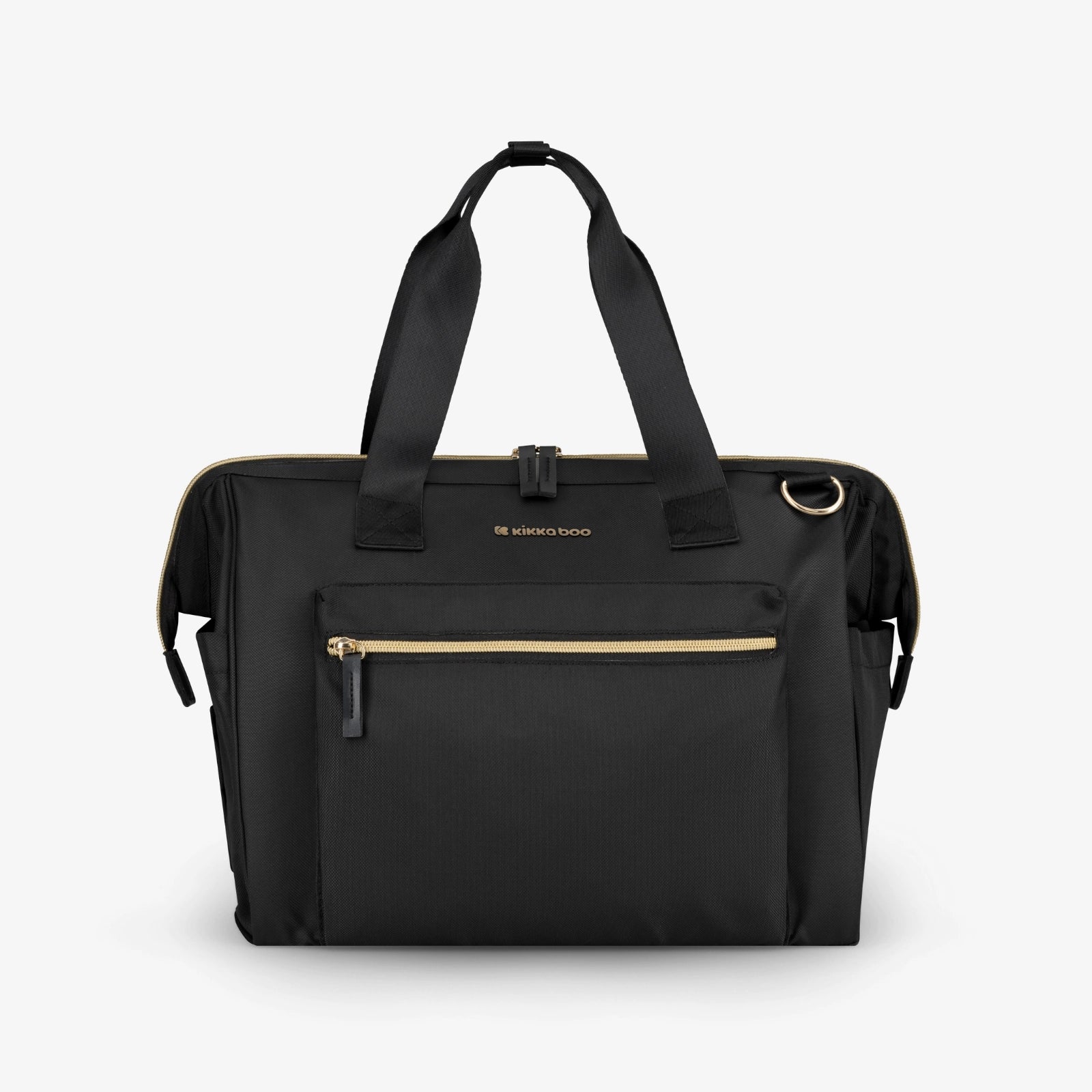 Kikkaboo Maxi 2025 Mama Tote Diaper Changing Bag Black with Gold Trims  for Mumz