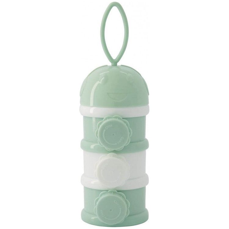 Kikkaboo Milk Powder Dispenser 3-Layer Mint Age- Newborn & Above