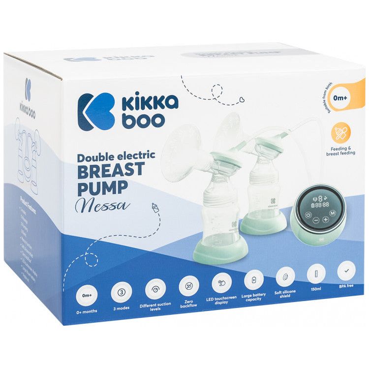 Kikkaboo Nessa LED Double Electric Breast Pump with 3 Modes for Mumz