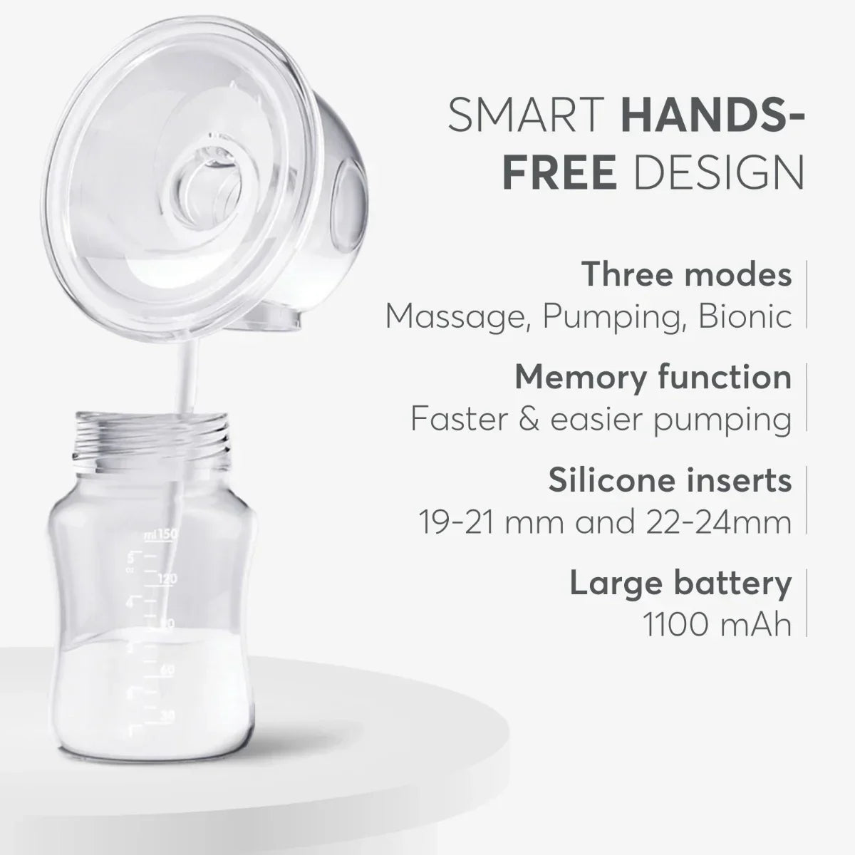 Kikkaboo Noa Wearable Electric Breast Pump for Mumz Mint Green 