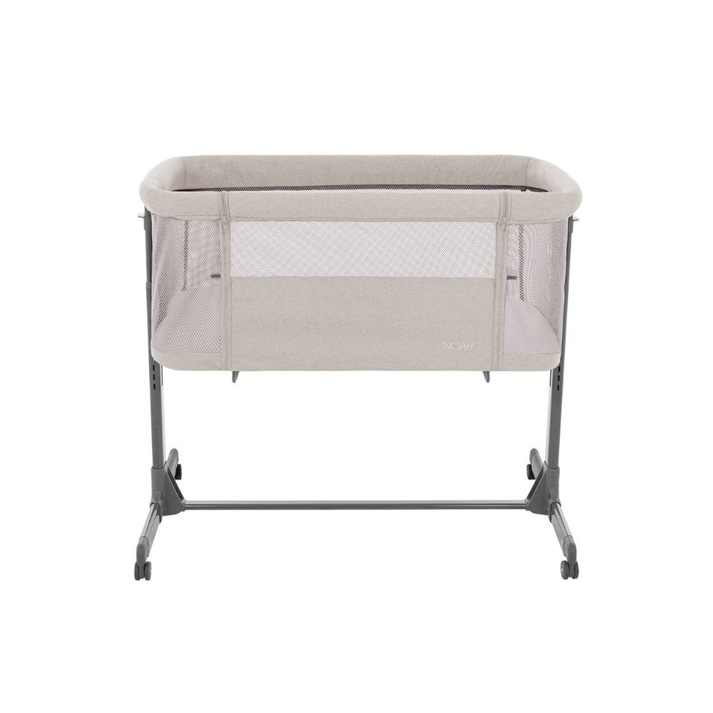 Kikkaboo Noah Bedside Crib Beige Age- Newborn to 6 Months