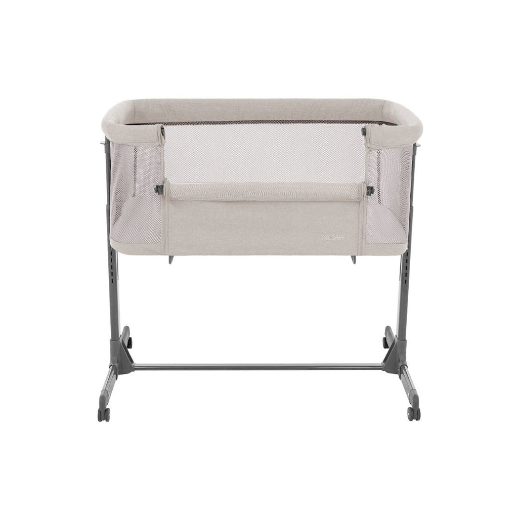 Kikkaboo Noah Bedside Crib Beige Age- Newborn to 6 Months