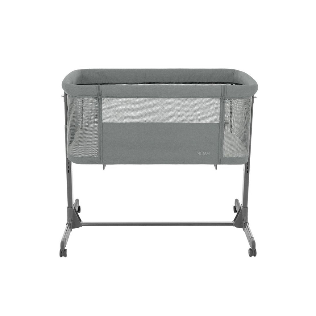 Kikkaboo Noah Bedside Crib Dark Grey Age- Newborn to 6 Months