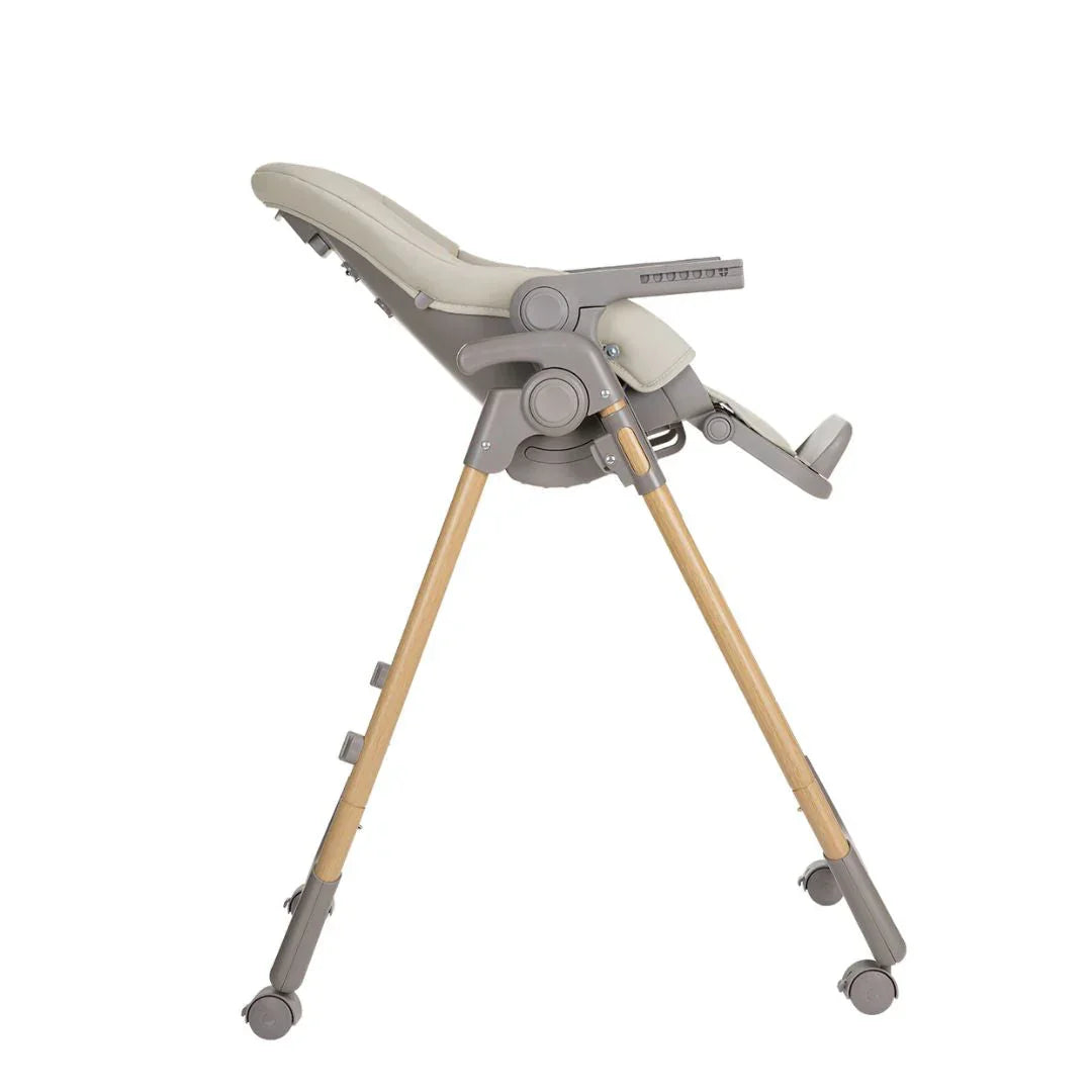 Kikkaboo Olive Kids Highchair  with Double Tray Beige  Age- 6 Months upto 3 Years ( Holds Upto 15 Kg)
