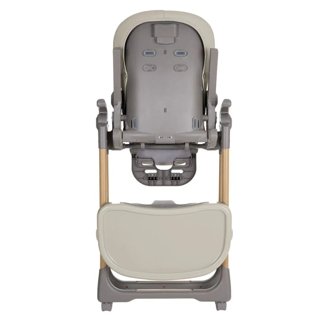 Kikkaboo Olive Kids Highchair  with Double Tray Beige  Age- 6 Months upto 3 Years ( Holds Upto 15 Kg)