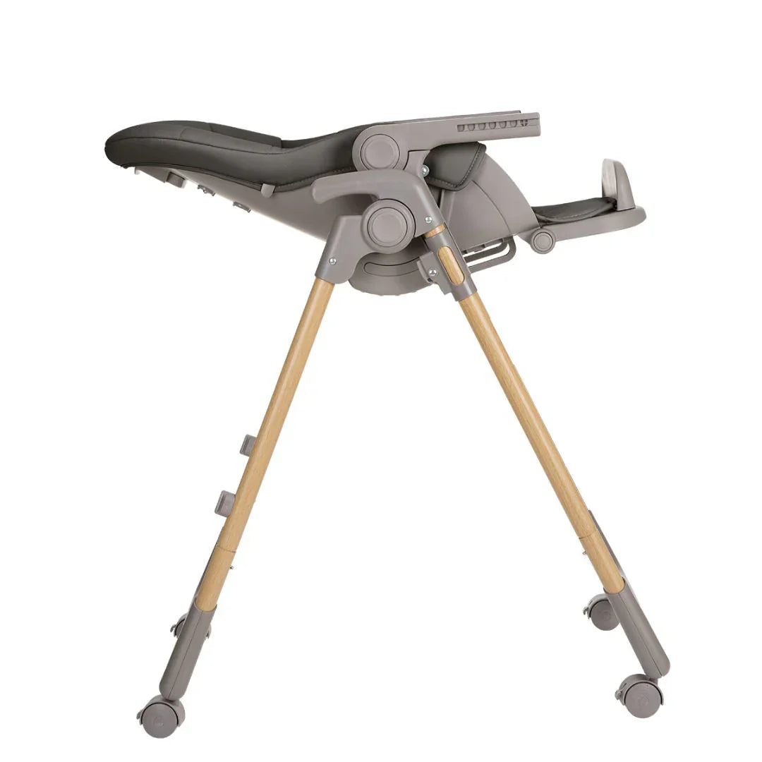 Kikkaboo Olive Kids Highchair with Double Tray Dark Grey Age- 6 Months upto 3 Years ( Holds Upto 15 Kg)