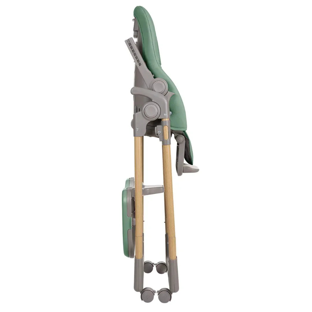 Kikkaboo Olive Kids Highchair  with Double Tray  Mint Green  Age- 6 Months upto 3 Years (Holds Upto 15 Kg)