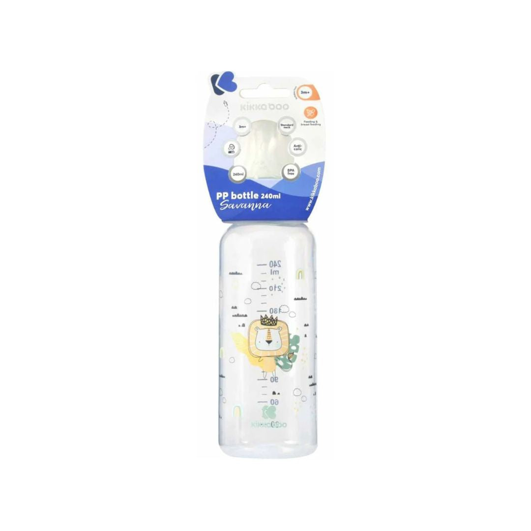 Kikkaboo PP Feeding Bottle 240ml Savanna Mint Age- 3 Months & Above