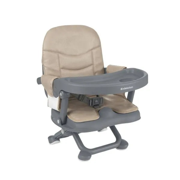Kikkaboo Pappo Feeding Booster Chair Beige  Age- 6 Months & Above