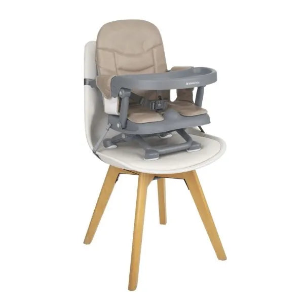 Kikkaboo Pappo Feeding Booster Chair Beige  Age- 6 Months & Above