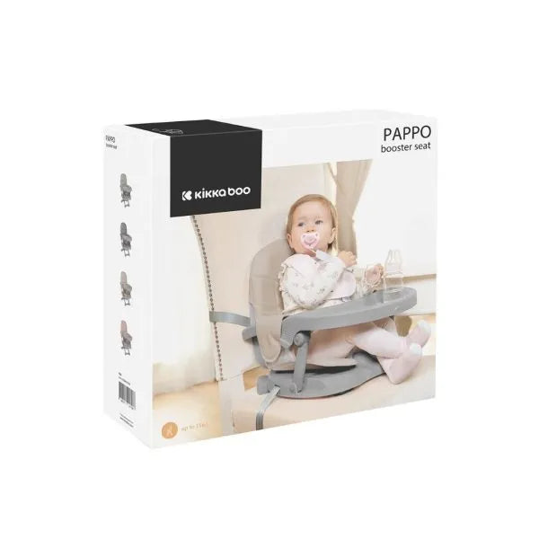 Kikkaboo Pappo Feeding Booster Chair Beige  Age- 6 Months & Above
