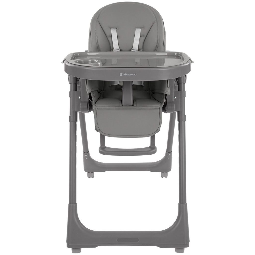 Kikkaboo  Pastello 2 Multifunctional Kids Highchair with Double Tray Grey  Age-6 Months upto 36 Months