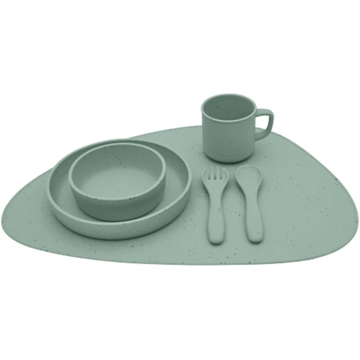 Kikkaboo Platinum Silicone Baby Feeding Placement Sage Age- 6 Months & Above