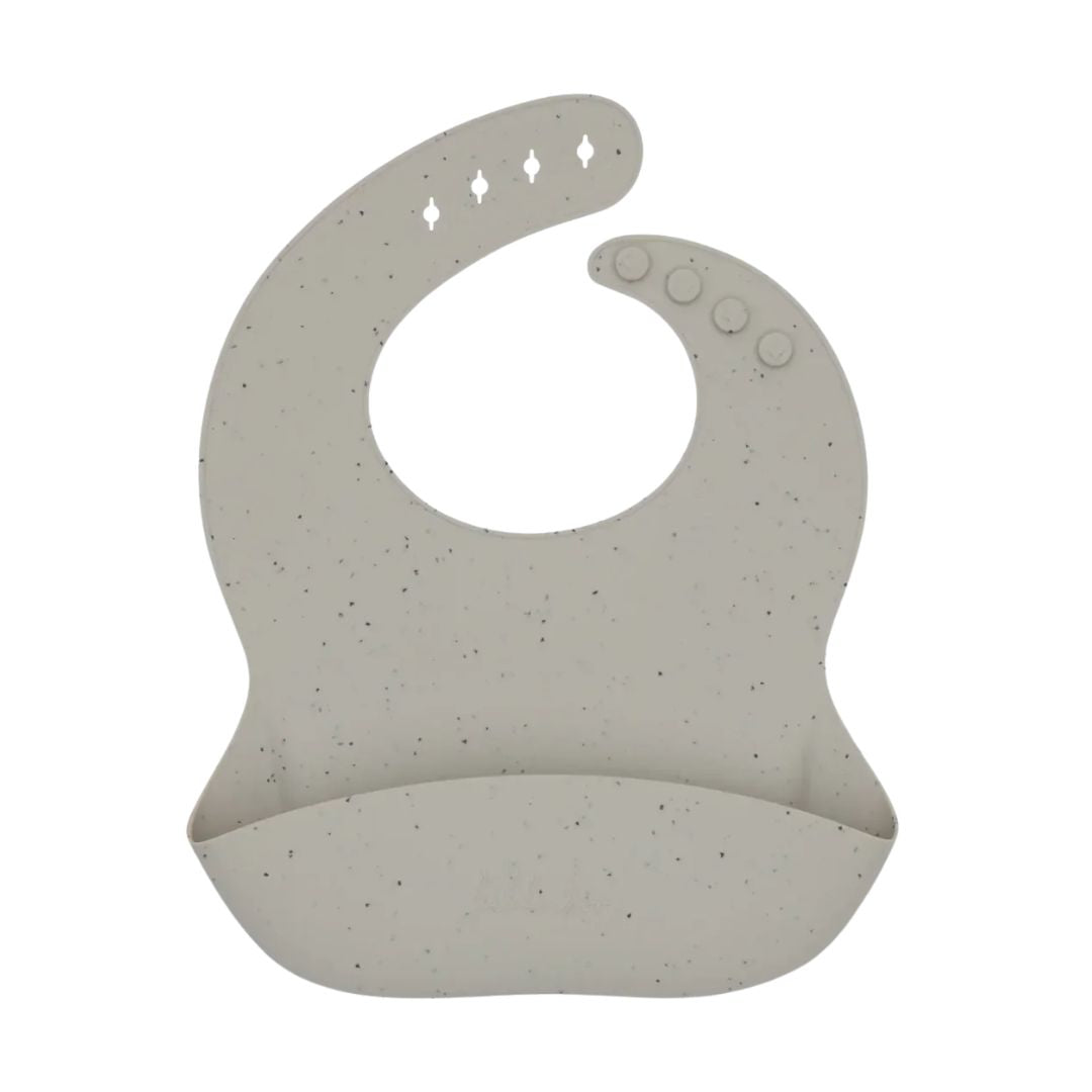 Kikkaboo Platinum Silicone Kids Bib Sand Age- 6 Months & Above