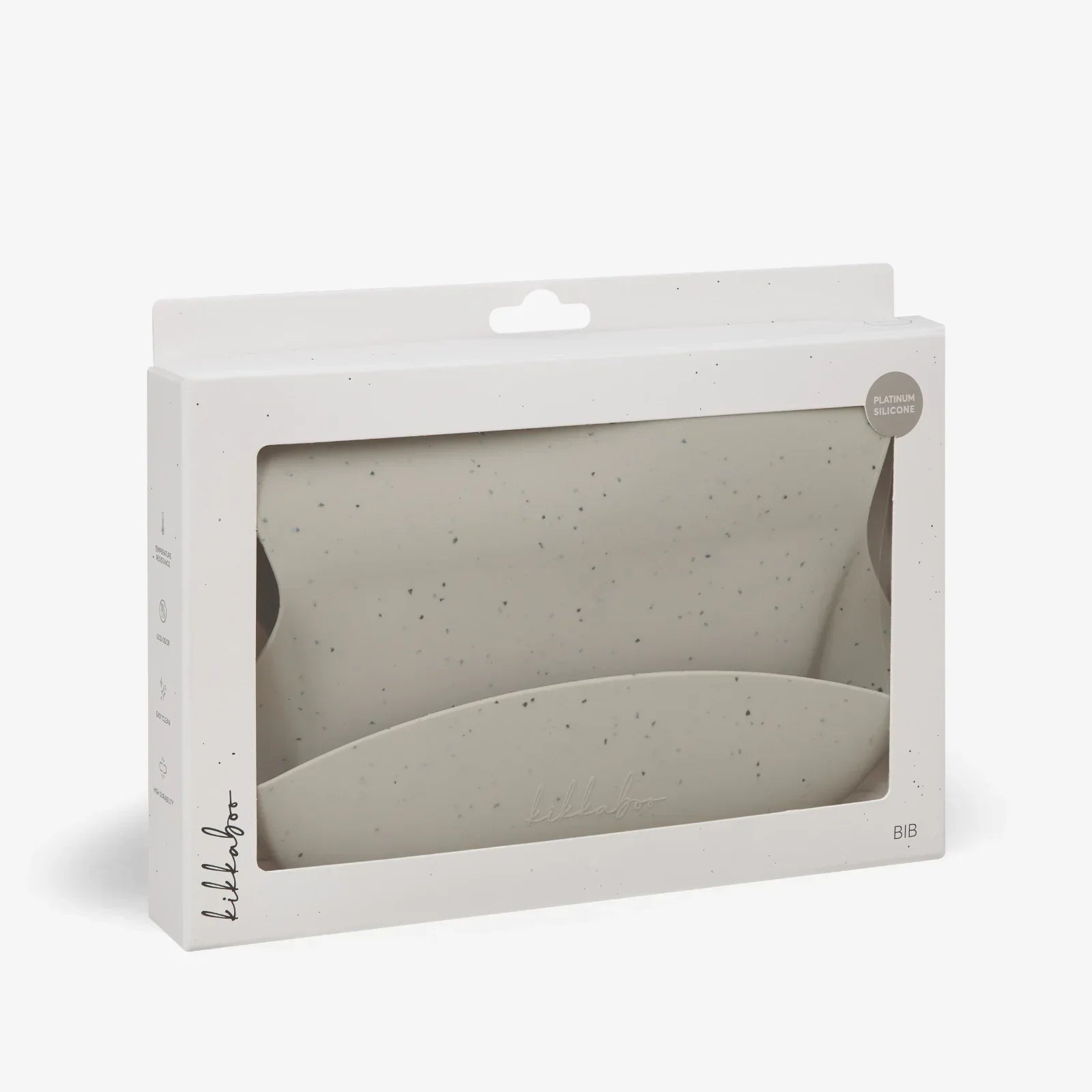 Kikkaboo Platinum Silicone Kids Bib Sand Age- 6 Months & Above