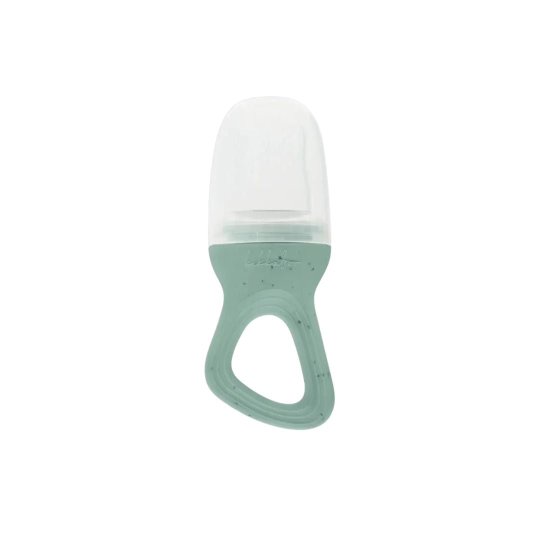 Kikkaboo Platinum Silicone Soft Food Feeder Sage Age- 6 Months & Above