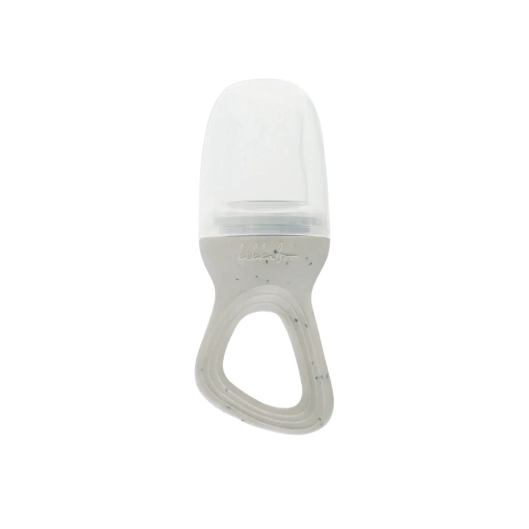 Kikkaboo Platinum Silicone Soft Food Feeder Sand Age- 6 Months & Above