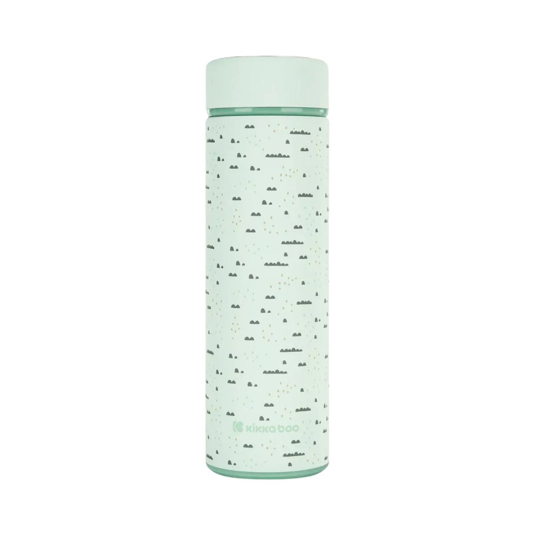Kikkaboo Savanna 500 ml Kids Thermos – 12-Hour Hot & Warm Retention, Leak-Proof Mint Age- Newborn & Above