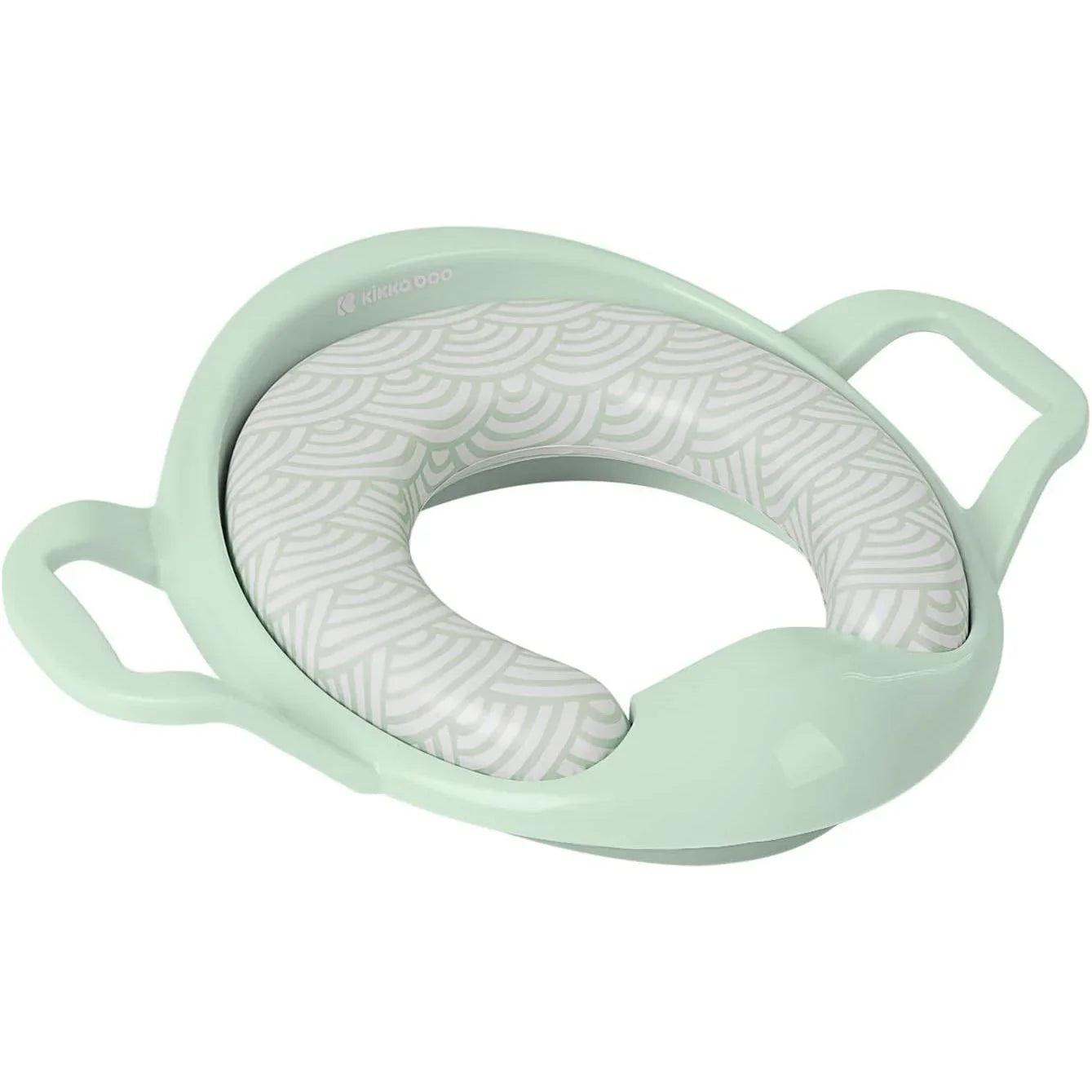 Kikkaboo Shape of Sea Toddlers Toilet Seat Adapter with Handles Mint Green Age- 12 months to 6 Years 