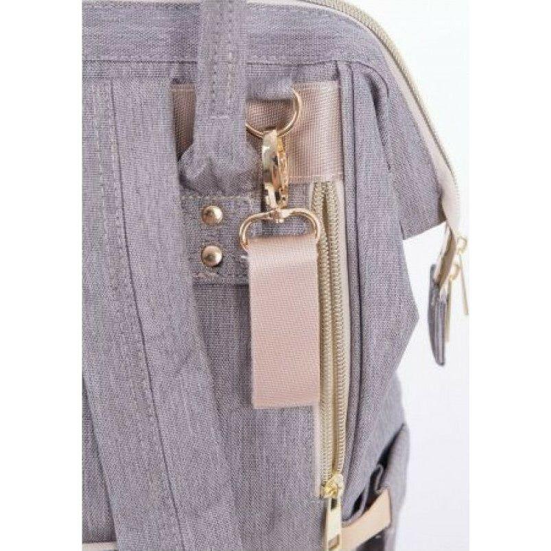 Kikkaboo Siena 2-in-1 Mama Diaper& Travel Backpack Black & Gold