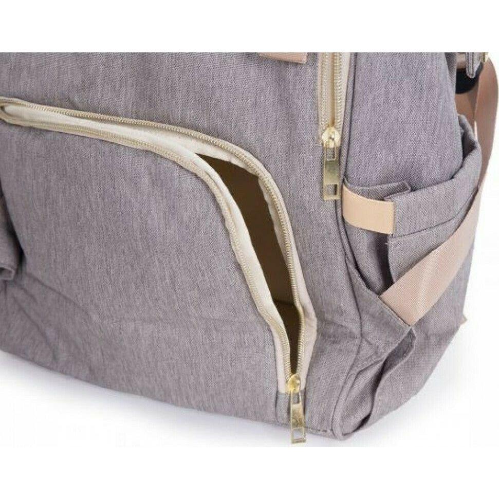 Kikkaboo Siena 2-in-1 Mama Diaper& Travel Backpack Black & Gold
