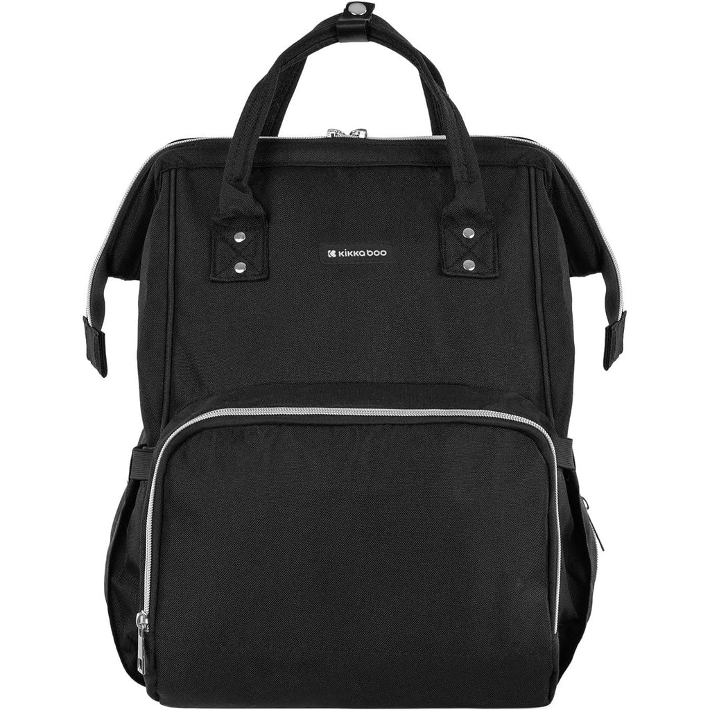 Kikkaboo Siena 2-in-1 Mama Diaper& Travel Backpack Black & Silver