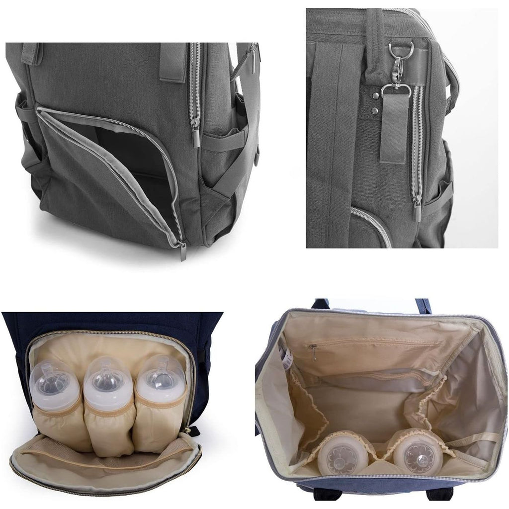 Kikkaboo Siena 2-in-1 Mama Diaper& Travel Backpack Navy Blue