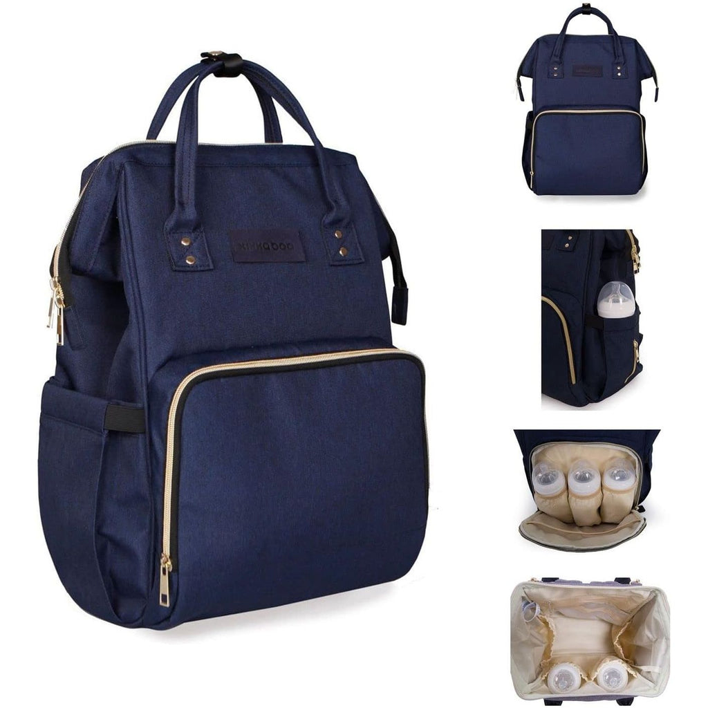 Kikkaboo Siena 2-in-1 Mama Diaper& Travel Backpack Navy Blue