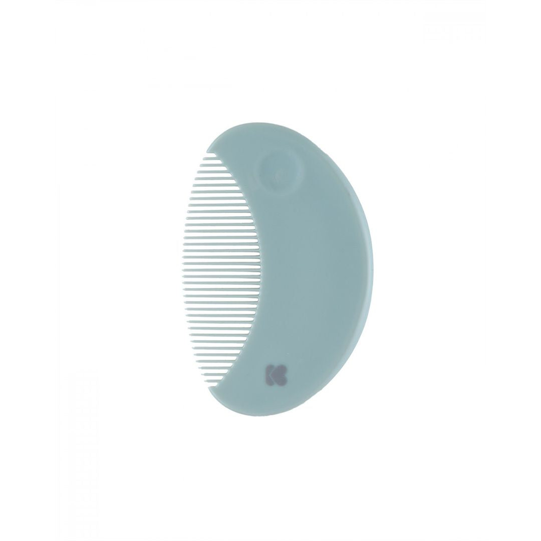 Kikkaboo Sleepy Sheep Comb & Brush with Natural Bristles Grey Age- Newborn & Above
