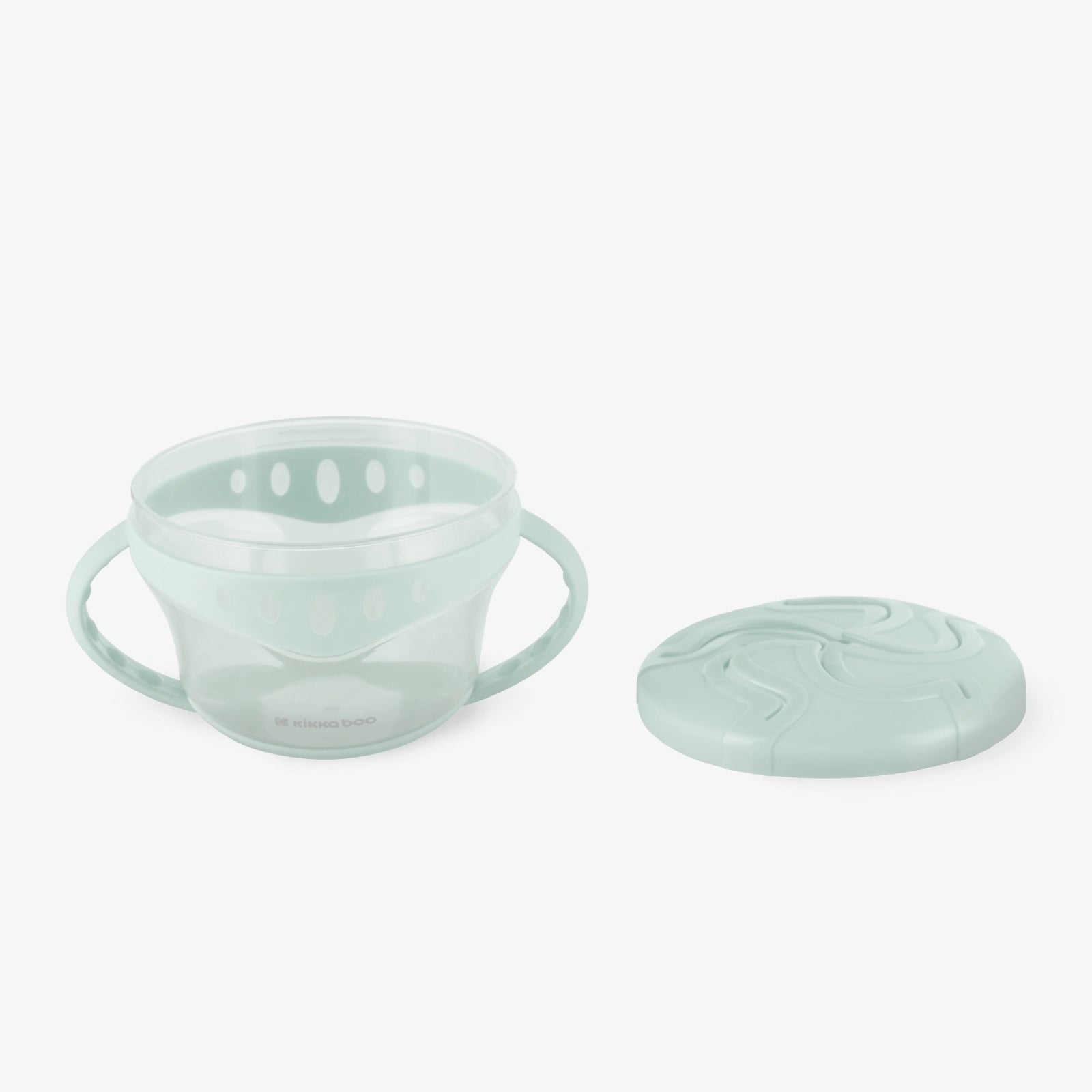 Kikkaboo Snack-me-up Kids Snack Bowl 300 Ml Mint Age- 6 Months & Above