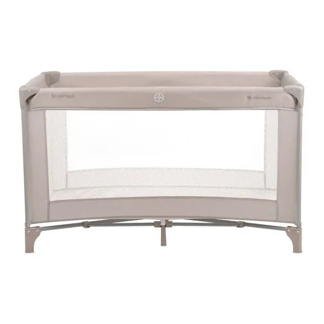 Kikkaboo So Gifted Level 1 Foldable Baby Cot/Travel Bed Beige Age-6 Months to 36 Months (Holds upto 15 Kg)