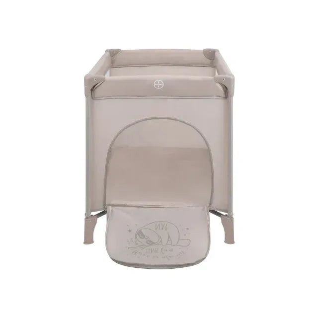 Kikkaboo So Gifted Level 1 Foldable Baby Cot/Travel Bed Beige Age-6 Months to 36 Months (Holds upto 15 Kg)