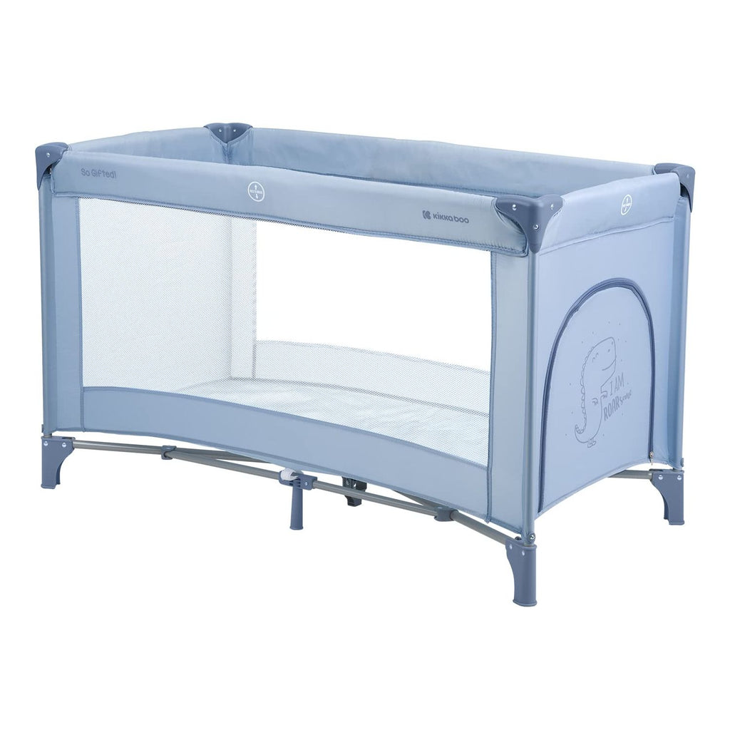 Kikkaboo So Gifted Level 1 Foldable Baby Cot/Travel Bed Blue Age-6 Months to 36 Months (Holds upto 15 Kg)