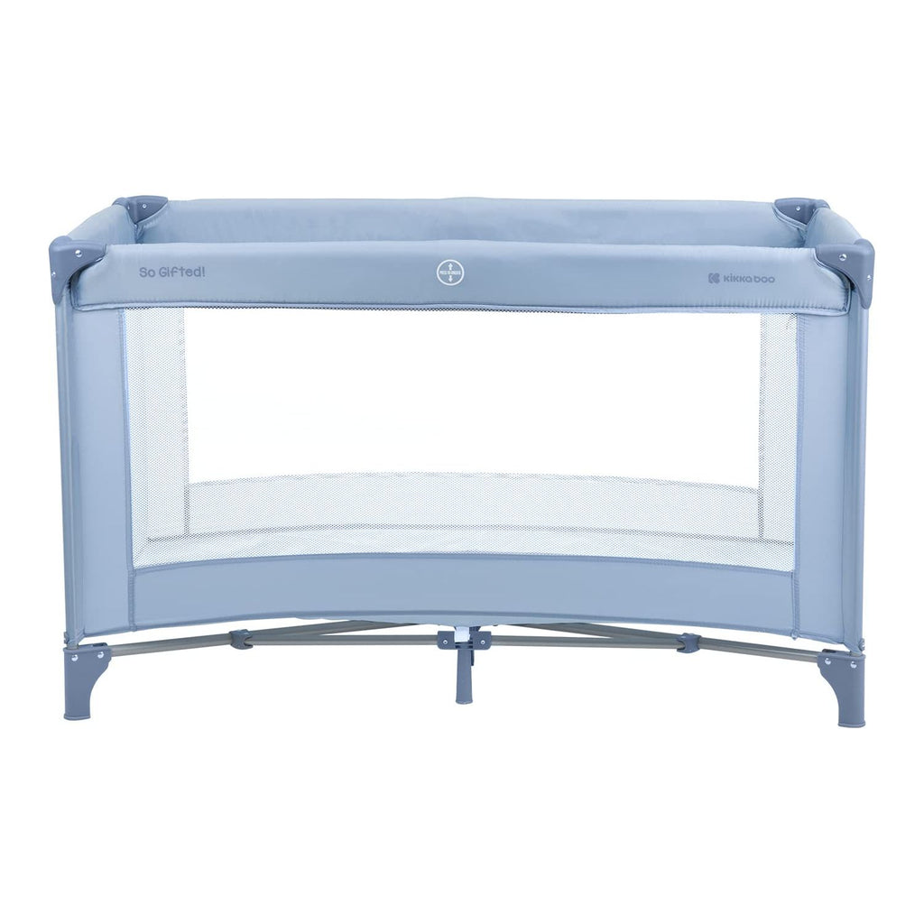 Kikkaboo So Gifted Level 1 Foldable Baby Cot/Travel Bed Blue Age-6 Months to 36 Months (Holds upto 15 Kg)