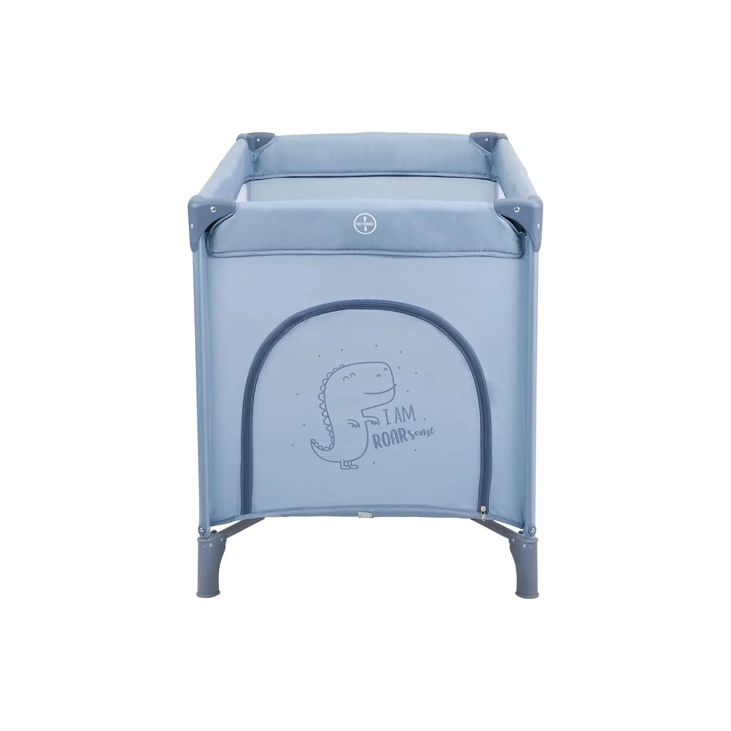 Kikkaboo So Gifted Level 1 Foldable Baby Cot/Travel Bed Blue Age-6 Months to 36 Months (Holds upto 15 Kg)