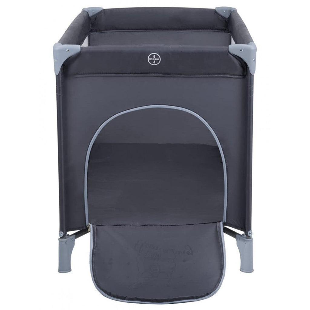 Kikkaboo So Gifted Level 1 Foldable Baby Cot/Travel Bed Navy Blue Age-6 Months to 36 Months (Holds upto 15 Kg)