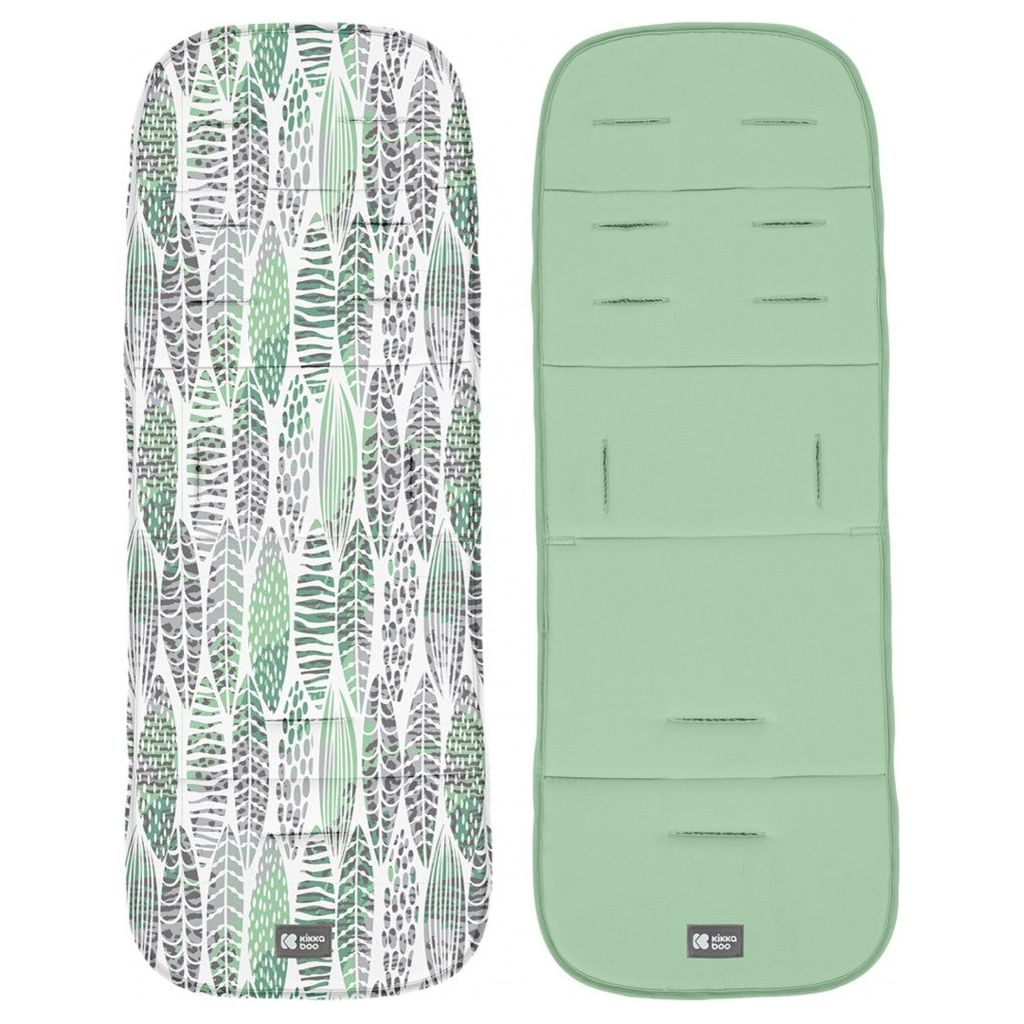 Kikkaboo Stroller Liner Leaves Mint Age- Newborn & Above