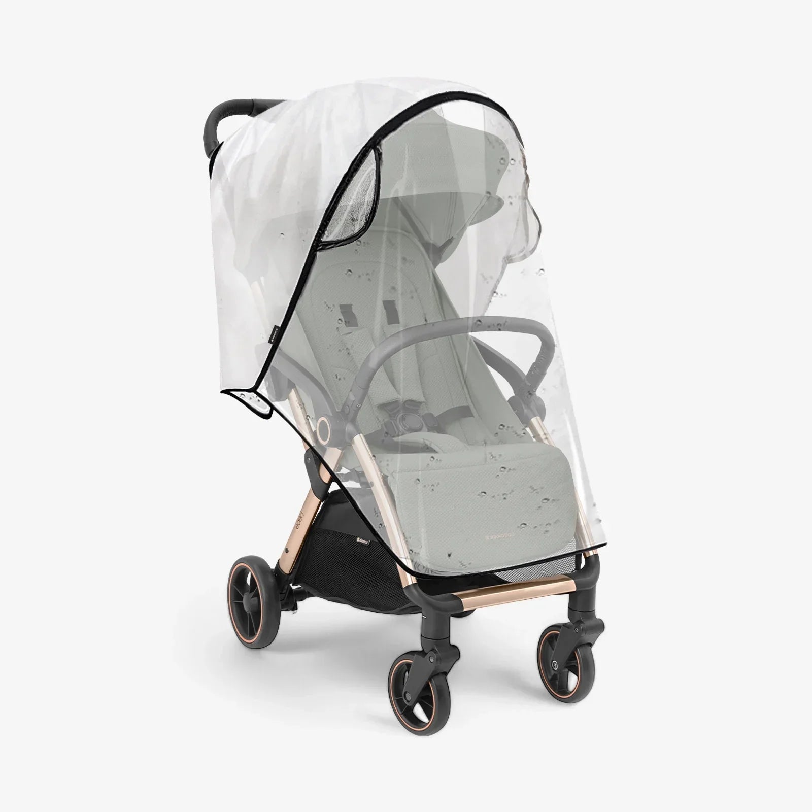 Kikkaboo Universal Stroller Raincover Transparent  Age- Newborn & Above