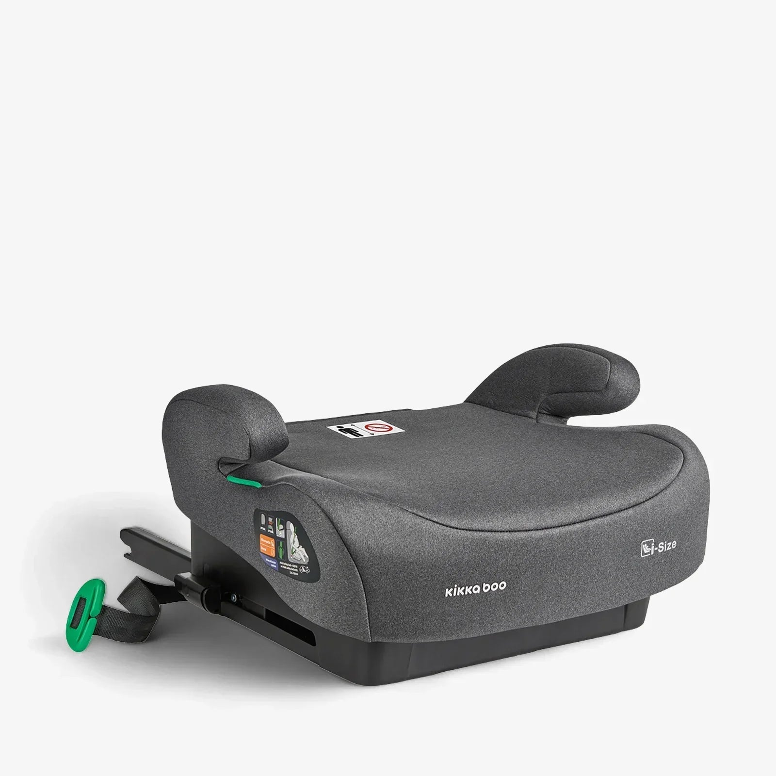 Kikkaboo i-Boost i-SIZE Car seat 125-150 cm  Dark Grey Age- 7 Years to 12 Years