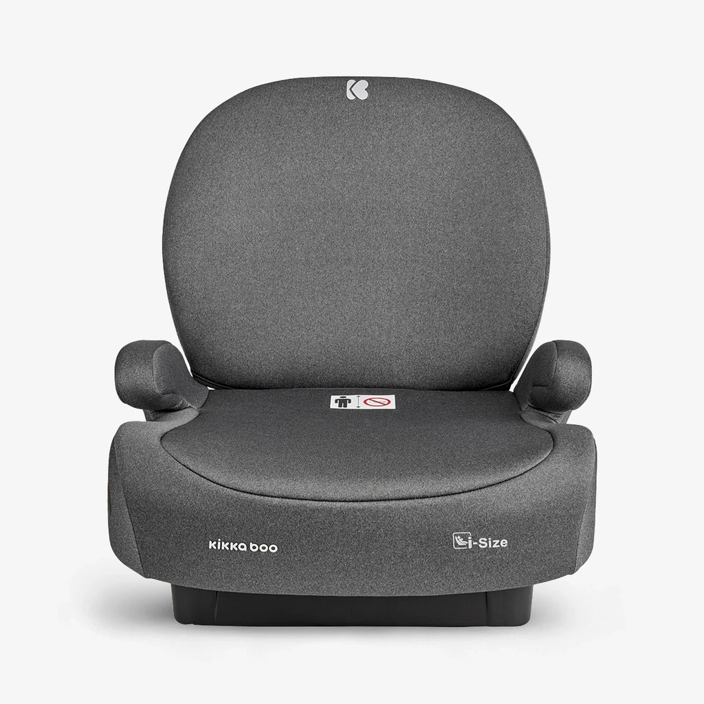 Kikkaboo i-Boost i-SIZE Car seat 125-150 cm  Dark Grey Age- 7 Years to 12 Years