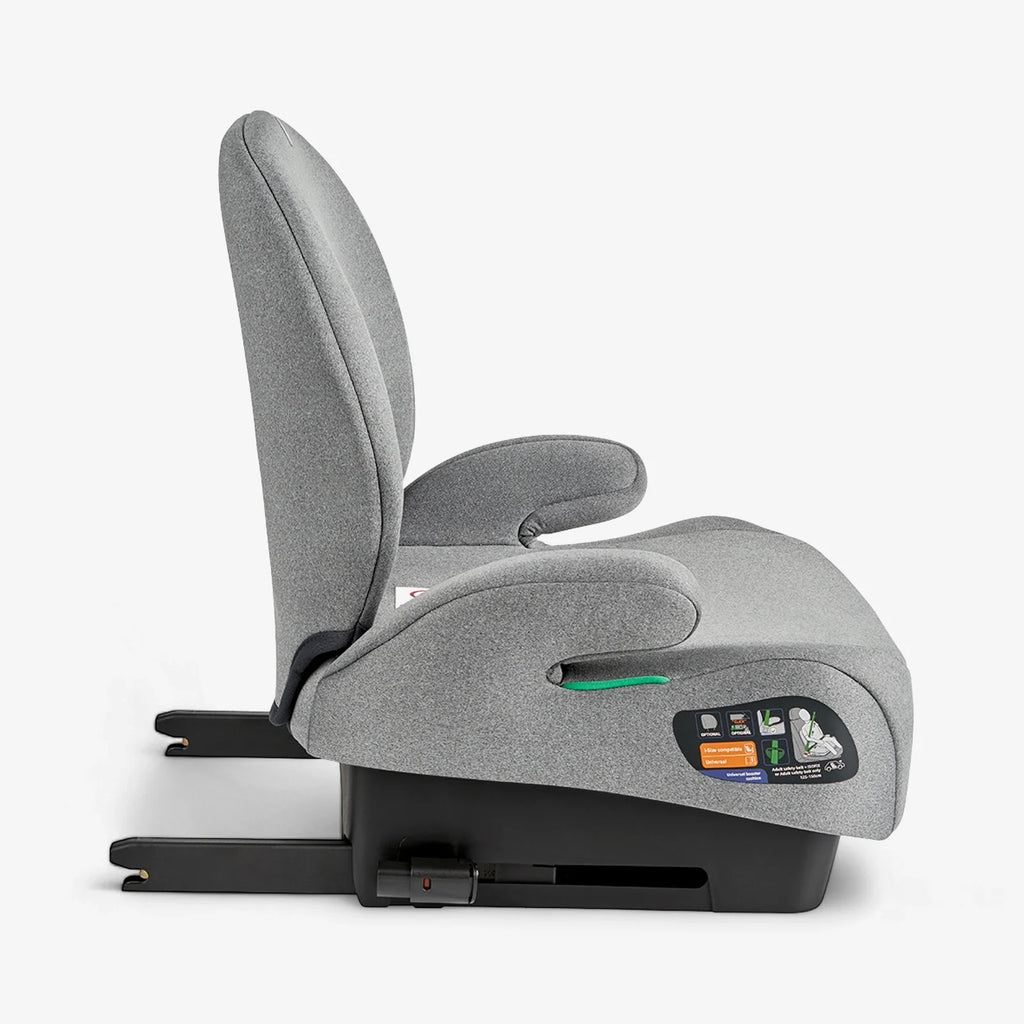 Kikkaboo i-Boost i-SIZE Car seat 125-150 cm  Light Grey Age- 7 Years to 12 Years