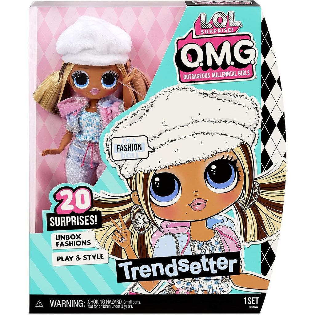 L.O.L. Surprise! Series 5 OMG Trendsetter Fashion Doll with 20 Surprises Multicolor Age- 3 Years & Above