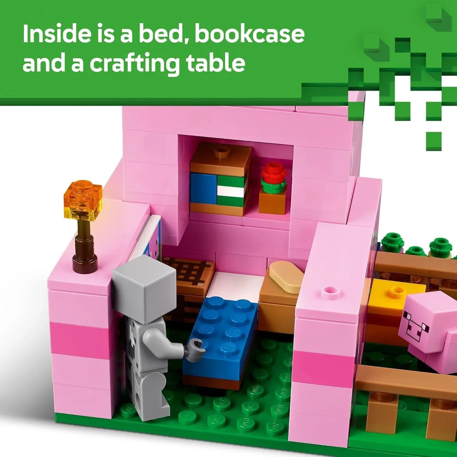 LEGO 21268 The Baby Pig House Kids Building Blocks Toy Age- 6 Years & Above