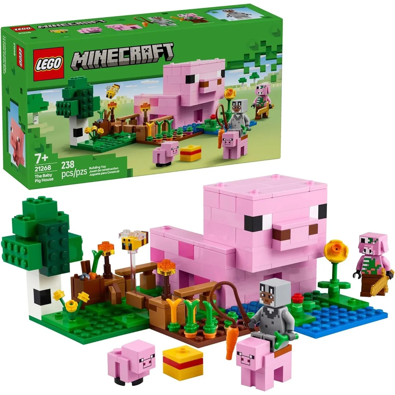 LEGO 21268 The Baby Pig House Kids Building Blocks Toy Age- 6 Years & Above