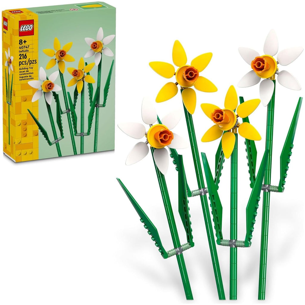 LEGO 40747 Daffodils 120 Pieces Building Blocks Set Age- 8 Years & Above