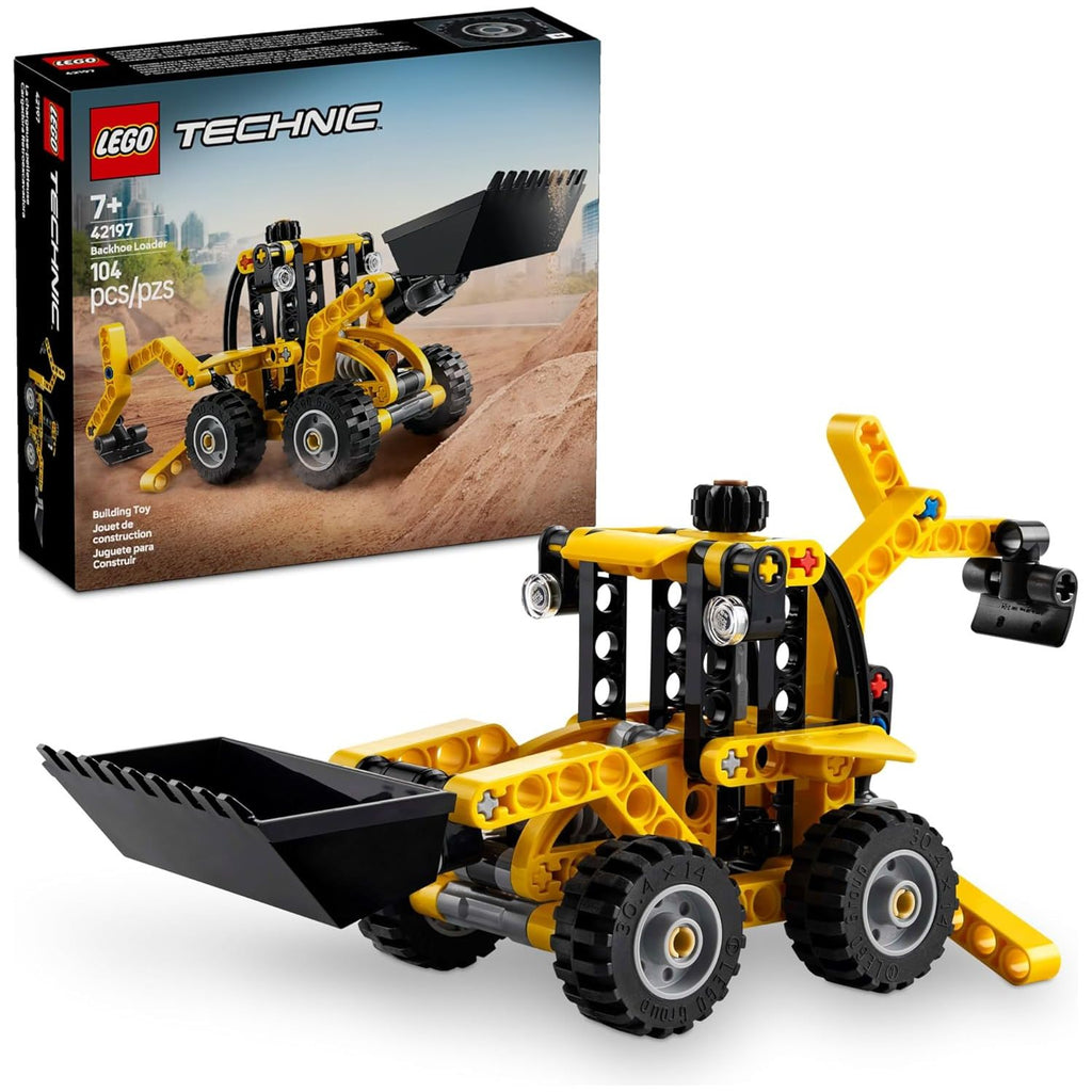 LEGO 42197 Backhoe Loader Building Blocks Set Age- 7 Years & Above