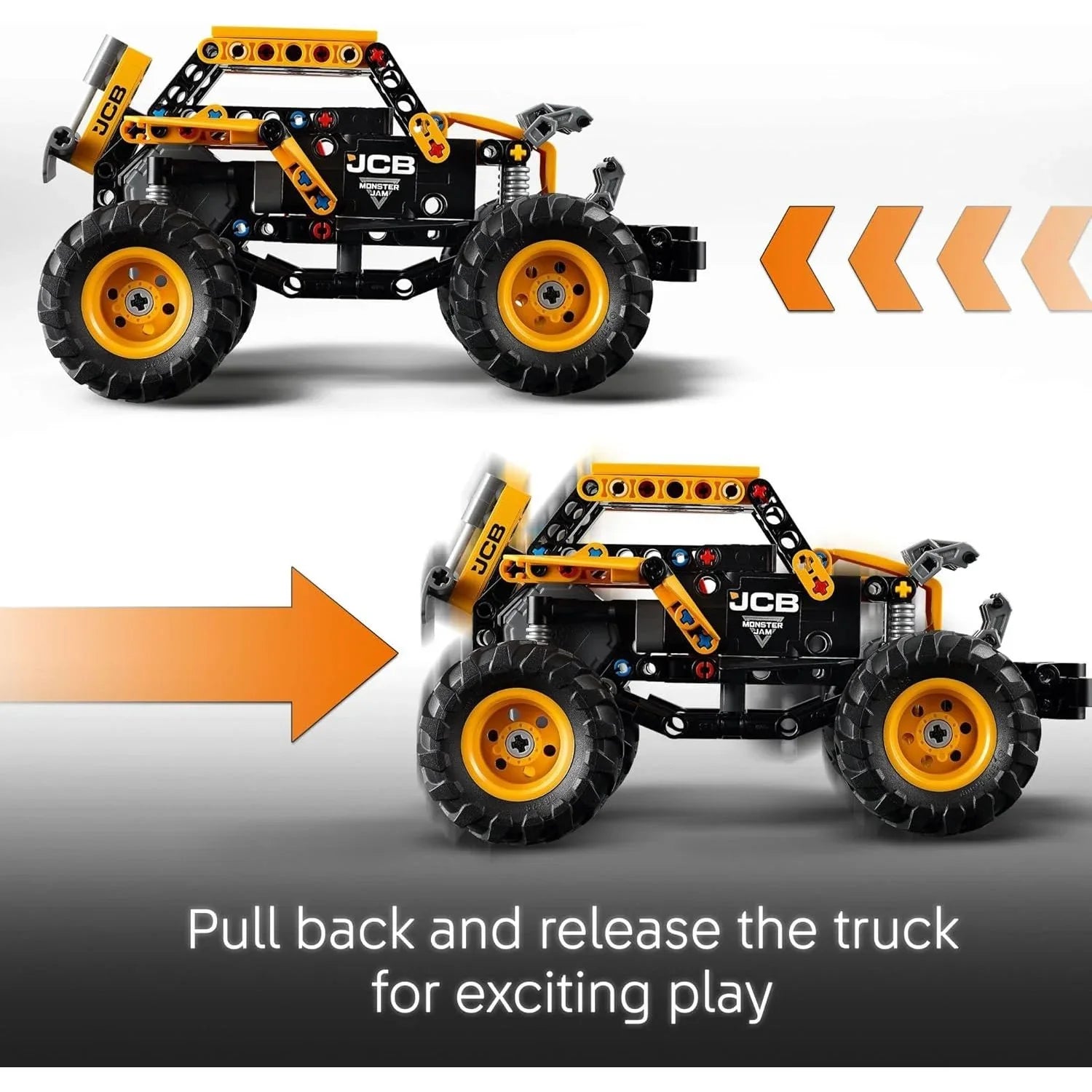 LEGO 42199 Monster Jam™ DIGatron™ Pull-Back Truck Building Toy Set Age- 10 Years & Above